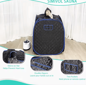 Portable Steam Sauna Tent Spa © 30 Days Replacement Warranty