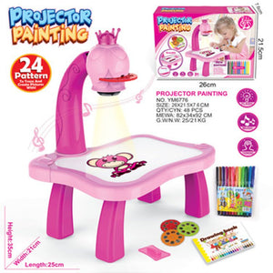 LED Projector Art Painting Table for Kids 30 Days Replacement Warranty