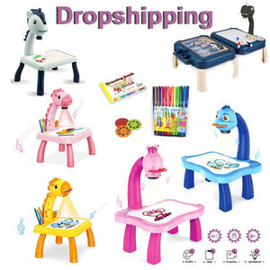 LED Projector Art Painting Table for Kids 30 Days Replacement Warranty