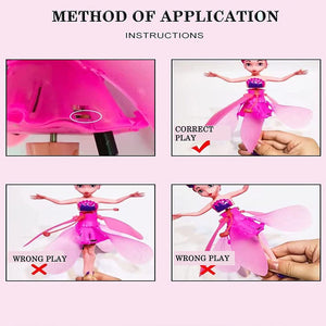 Magic Flying Fairy Princess Doll 30 Days Replacement Warranty