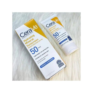 Hydrating Mineral Sunscreen Broad Spectrum SPF 50 30 Days Replacement Warranty