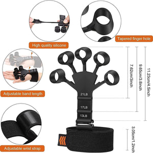 💪 Metal-Hook Grip Strength Trainer 30 Days Replacement Warranty